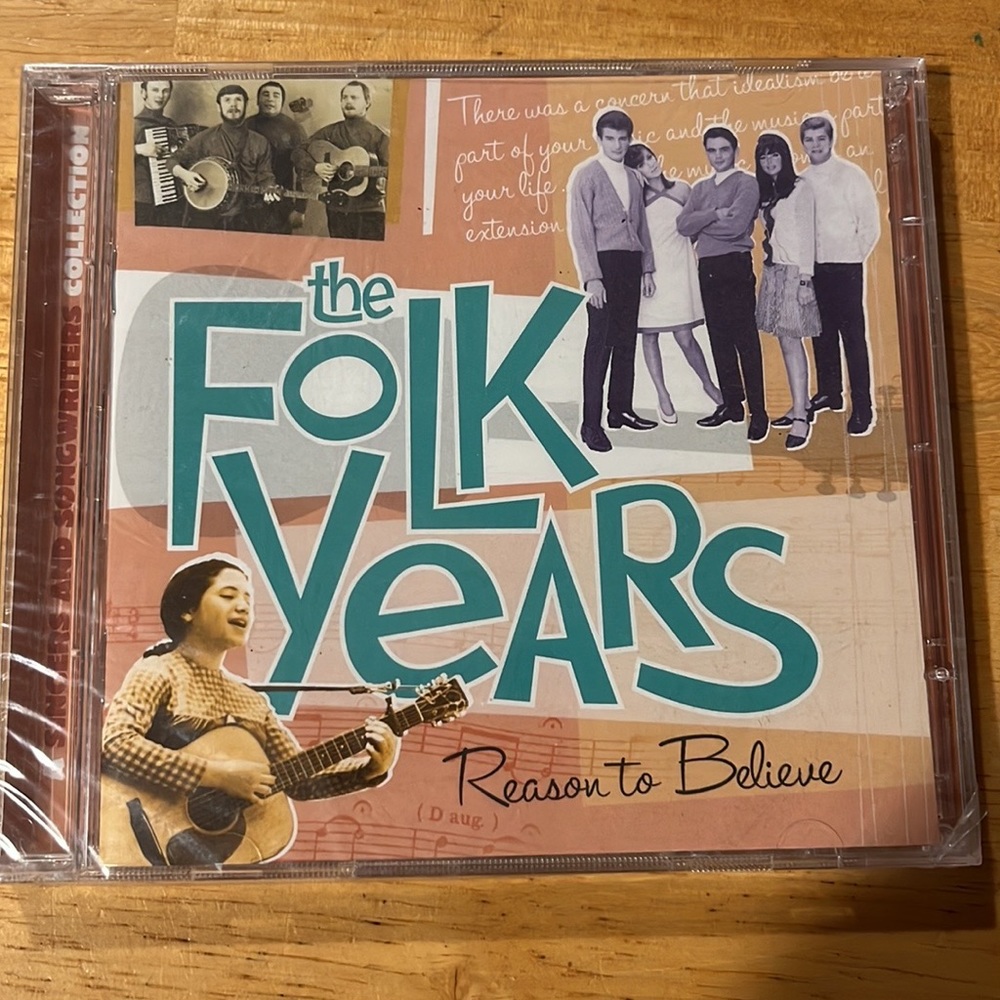 💚NWOT Factory Sealed Time Life The Folk Years - Reason To Believe